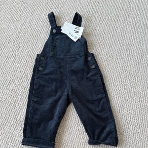 Zara midnight blue Kids Corduroy Overalls